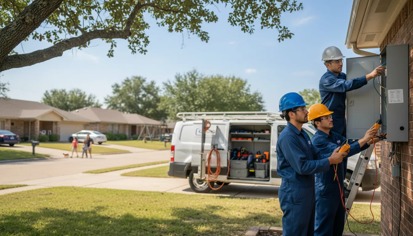 Certified electrician providing emergency electrical services in Dundee, OH